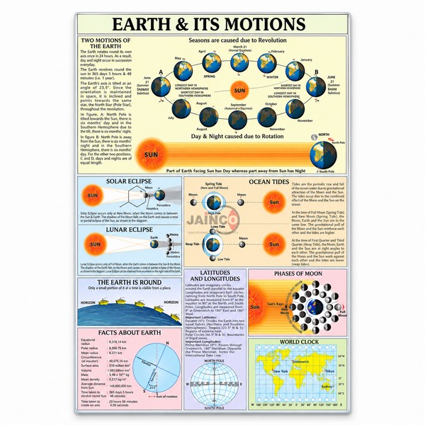 Earth and Its Motion Chart